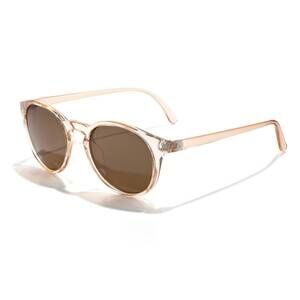 NEW SUNSKI women's mini dipsea round sunglasses in champagne brown
